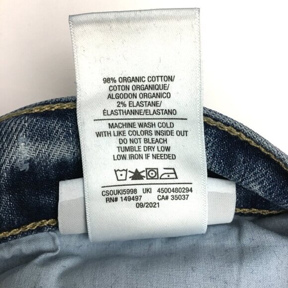Joe's Jeans The Honor High Rise Vintage Straight Button Fly size 30 length 28" - Picture 8 of 9